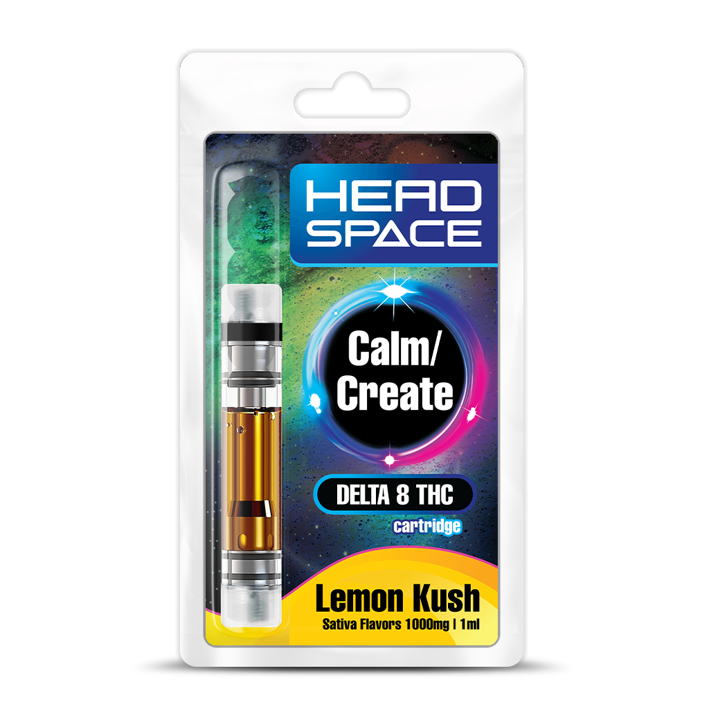 Delta 8 Lemon Kush 1000mg Vape Cartridge