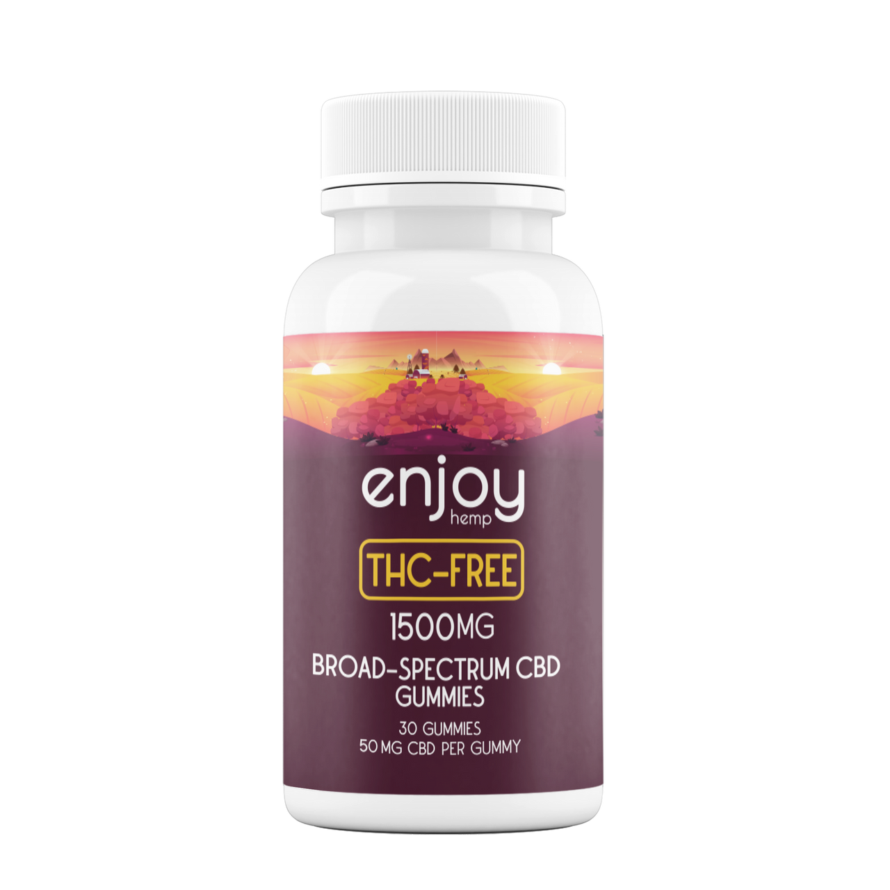 Enjoy Hemp THC-Free CBD Gummies - Broad-Spectrum CBD