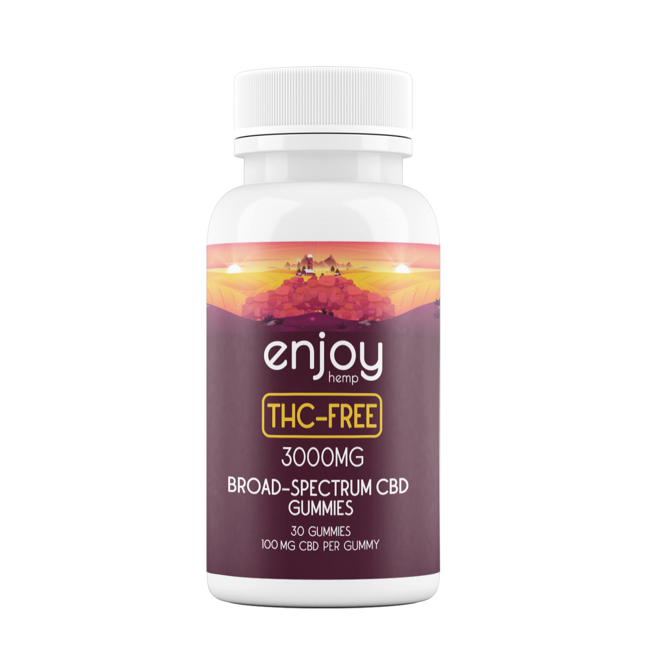 Enjoy Hemp THC-Free CBD Gummies - Broad-Spectrum CBD