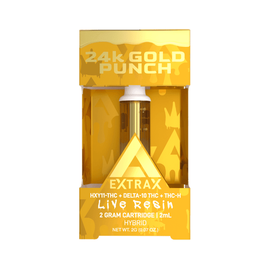 Delta Extrax 24k Gold Punch Delta-11 THC Cartridge