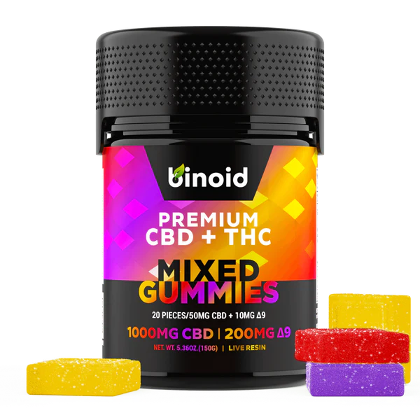 Binoid Delta 9 THC Gummies Mixed Gummies