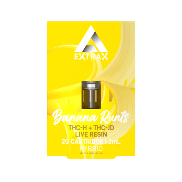 Delta Extrax Banana Runtz THCh THCjd Cartridge – Live Resin