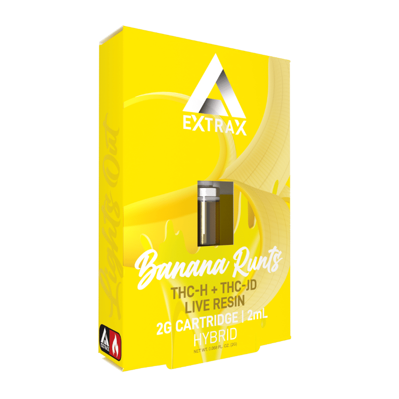 Delta Extrax Banana Runtz THCh THCjd Cartridge – Live Resin