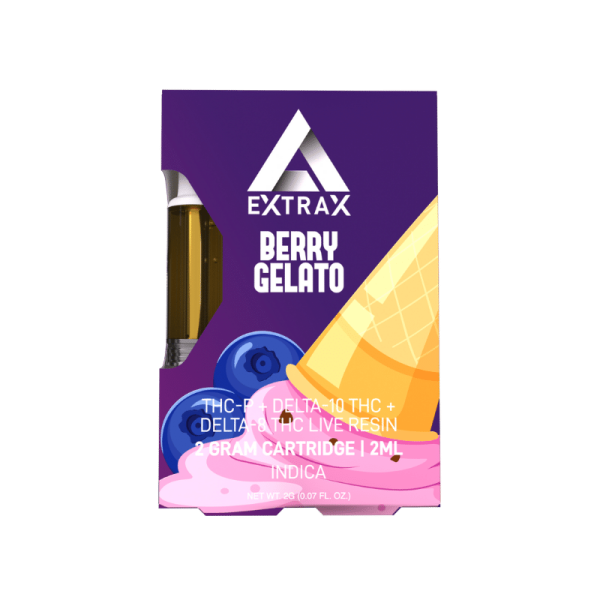 Delta Extrax Berry Gelato Cartridge Live Resin