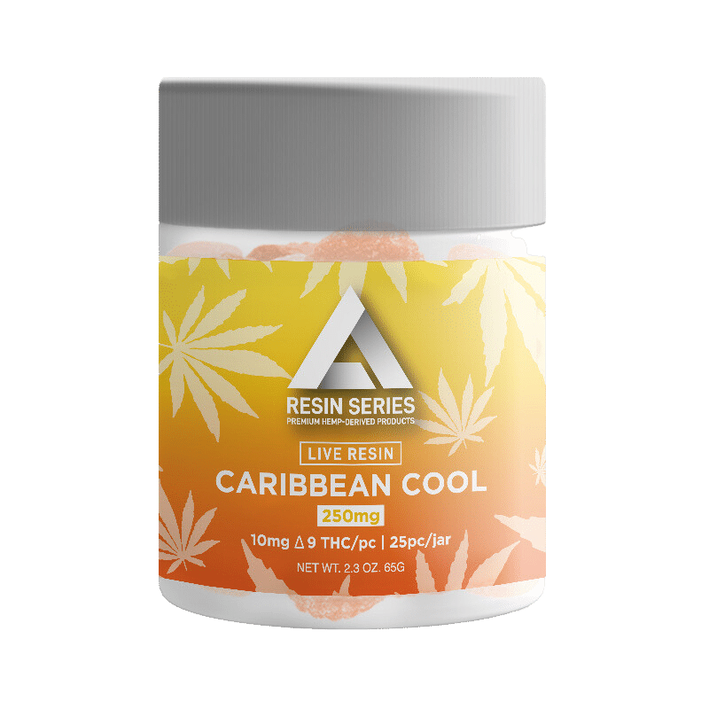 Delta Extrax Caribbean Cool Live Resin Delta-9 THC Gummies 250mg