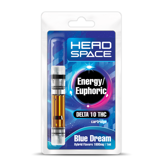 Delta 10 THC 1000mg Vape Cartridge - Blue Dream