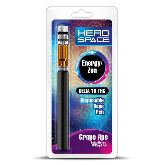 Delta 10 THC 1000mg Disposable Pen - Grape Ape