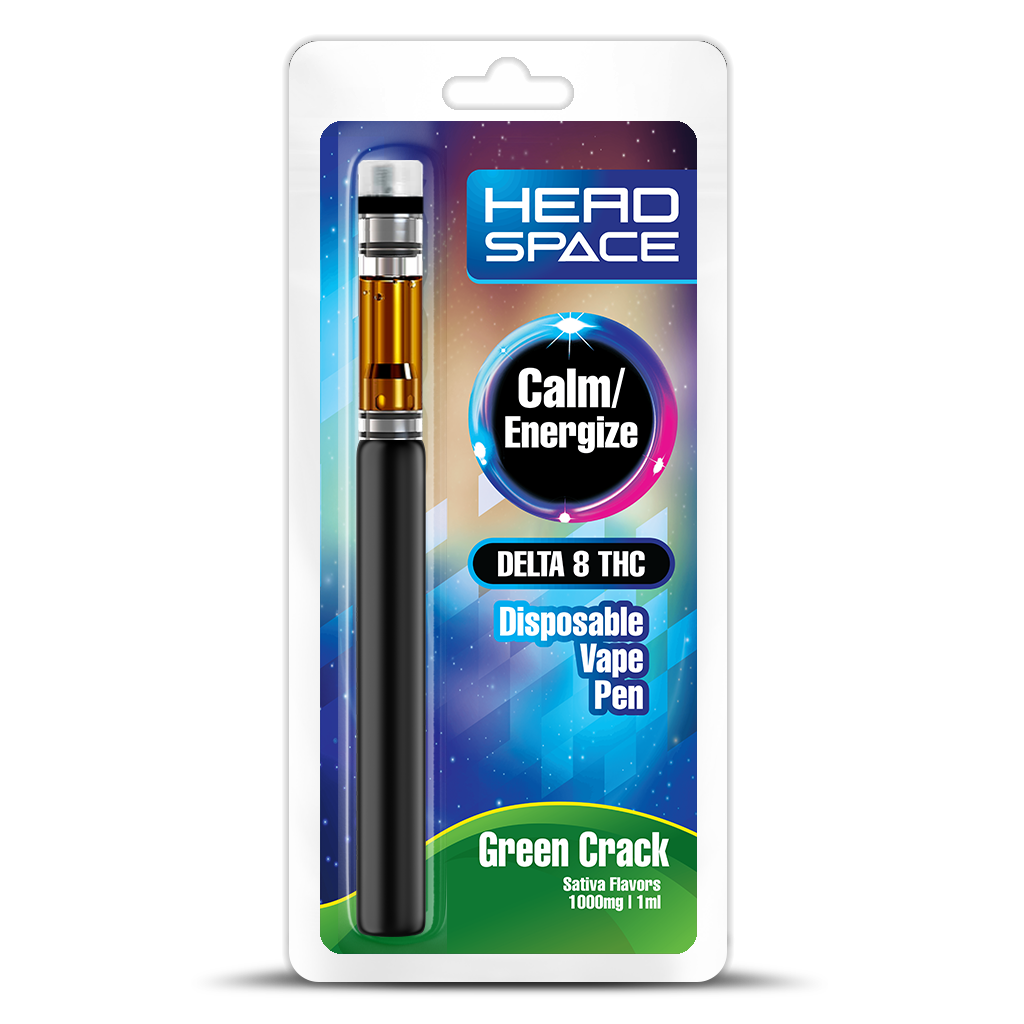 Delta 8 - Green Crack  1000mg Rechargeable Disposable Pen