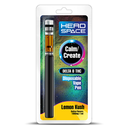 Delta 8 - Lemon Kush  1000mg Rechargeable Disposable Pen