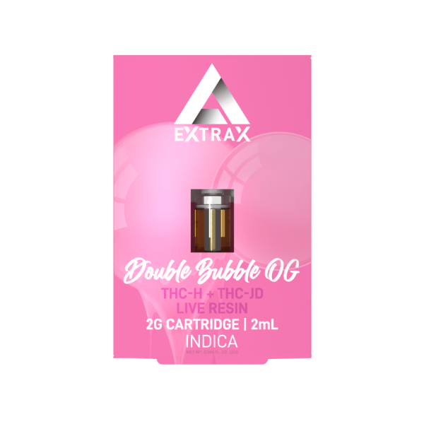 Delta Extrax Double Bubble OG THCh THCjd Cartridge – Live Resin