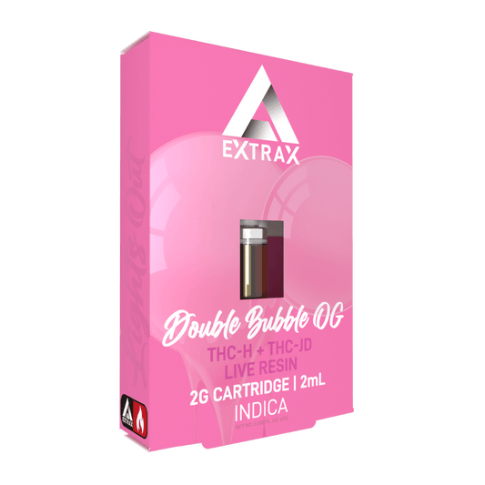 Delta Extrax Double Bubble OG THCh THCjd Cartridge – Live Resin