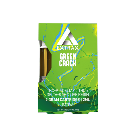 Delta Extrax Green Crack Cartridge Live Resin