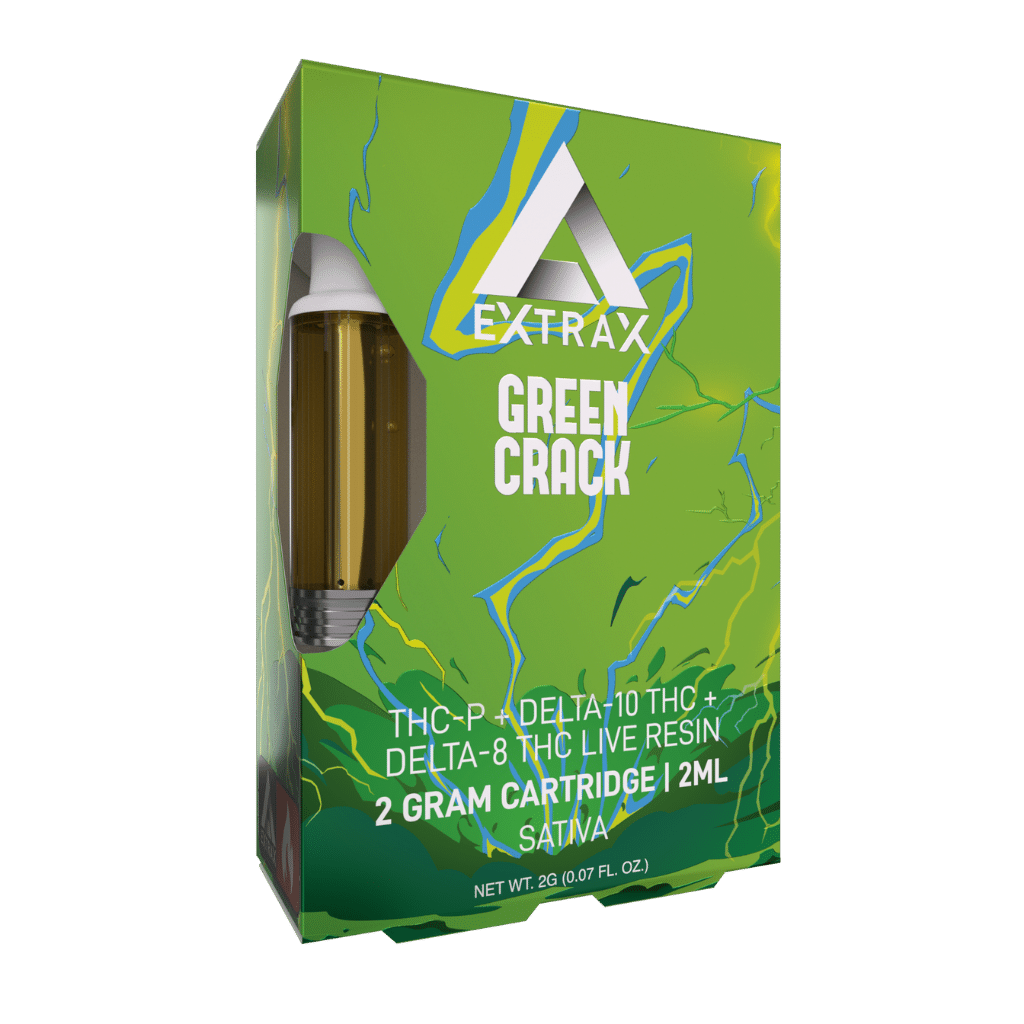 Delta Extrax Green Crack Cartridge Live Resin