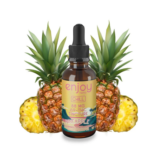 Enjoy Hemp Chill Delta 9 THC Microdose Tincture + Terpenes - Pineapple (Indica)