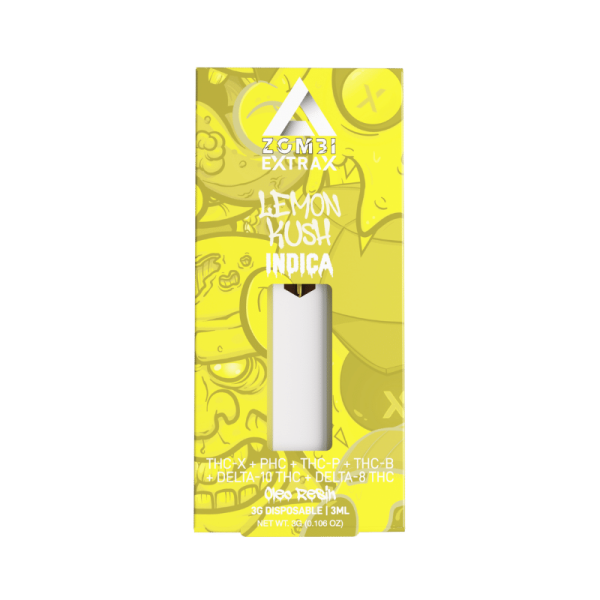 Delta Extrax Zombi Lemon Kush Oleo Resin Disposable 3G