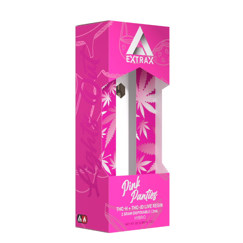 Delta Extrax Pink Panties THCh THCjd Live Resin Disposable