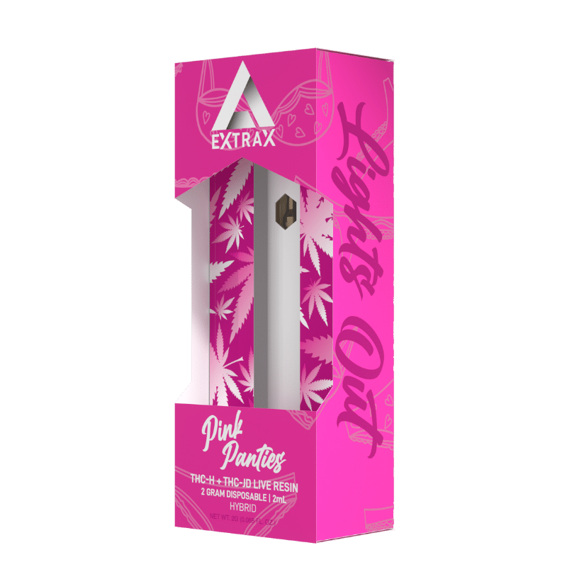 Delta Extrax Pink Panties THCh THCjd Live Resin Disposable