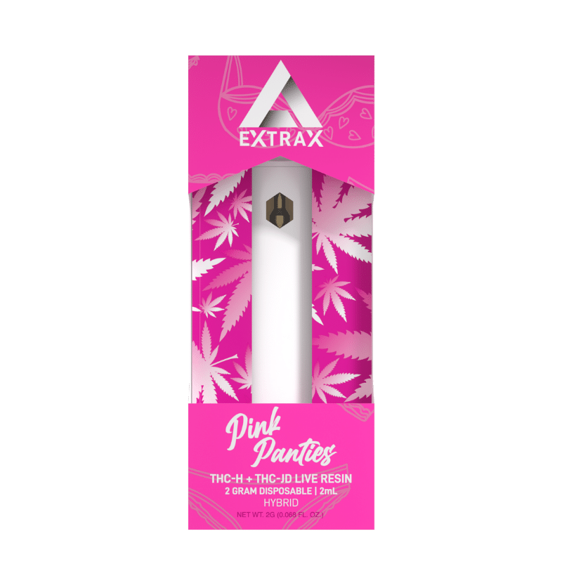 Delta Extrax Pink Panties THCh THCjd Live Resin Disposable