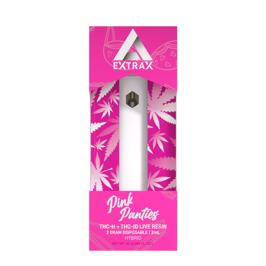 Delta Extrax Pink Panties THCh THCjd Live Resin Disposable