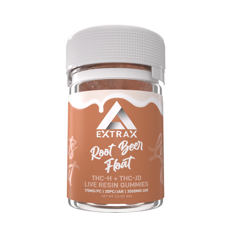 Delta Extrax Root Beer Float THCh THCjd Gummies 3500mg