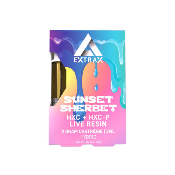 Delta Extrax Sunset Sherbet HXC + HXC-P Cartridge 2 Grams