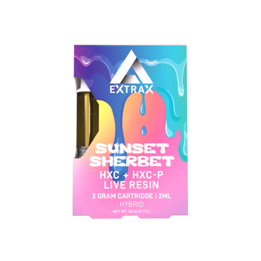 Delta Extrax Sunset Sherbet HXC + HXC-P Cartridge 2 Grams