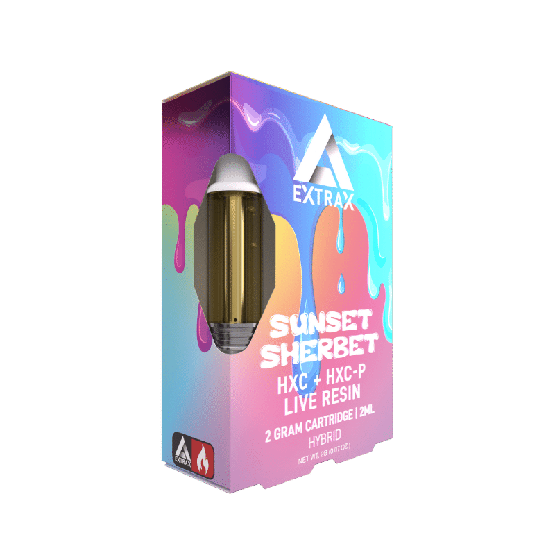 Delta Extrax Sunset Sherbet HXC + HXC-P Cartridge 2 Grams