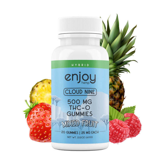 Enjoy Hemp 500 mg Cloud Nine THCO Gummies - 25 mg each (Hybrid)