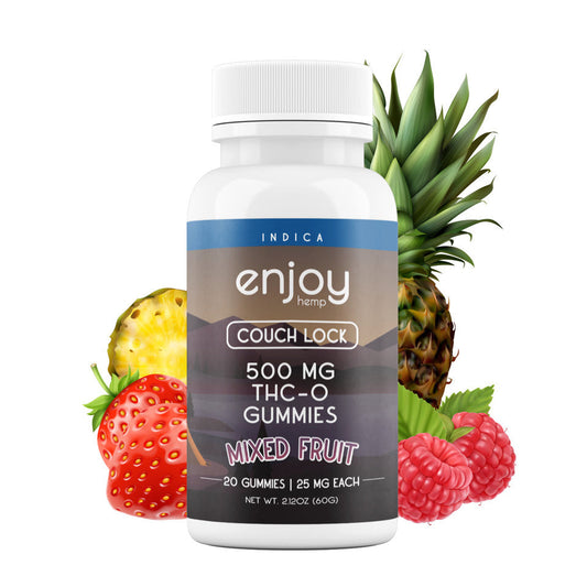 Enjoy Hemp 500 mg Couchlock THCO Gummies - 25 mg each (Indica)