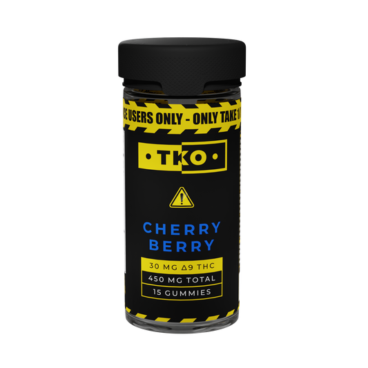 TKO Delta 9 30MG Gummy - Cherry Berry