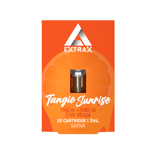 Delta Extrax Tangie Sunrise THCh THCjd Cartridge – Live Resin