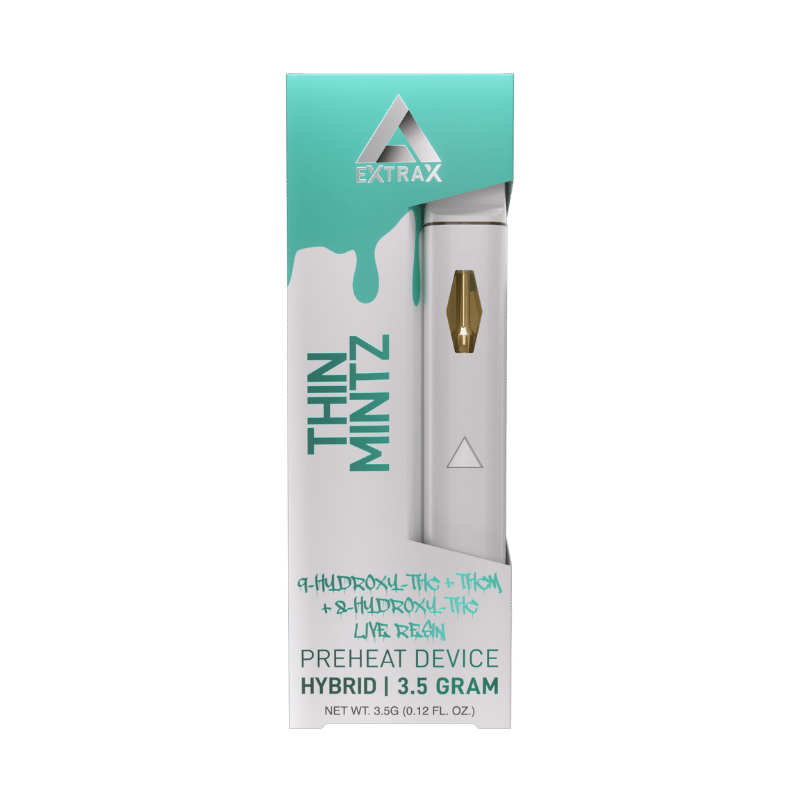 Delta Extrax Thin Mintz HXY9-THC + THCM + HXY8-THC Live Resin Disposable 3.5G