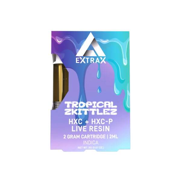 Delta Extrax Tropical Zkittlez HXC + HXC-P Cartridge 2 Grams