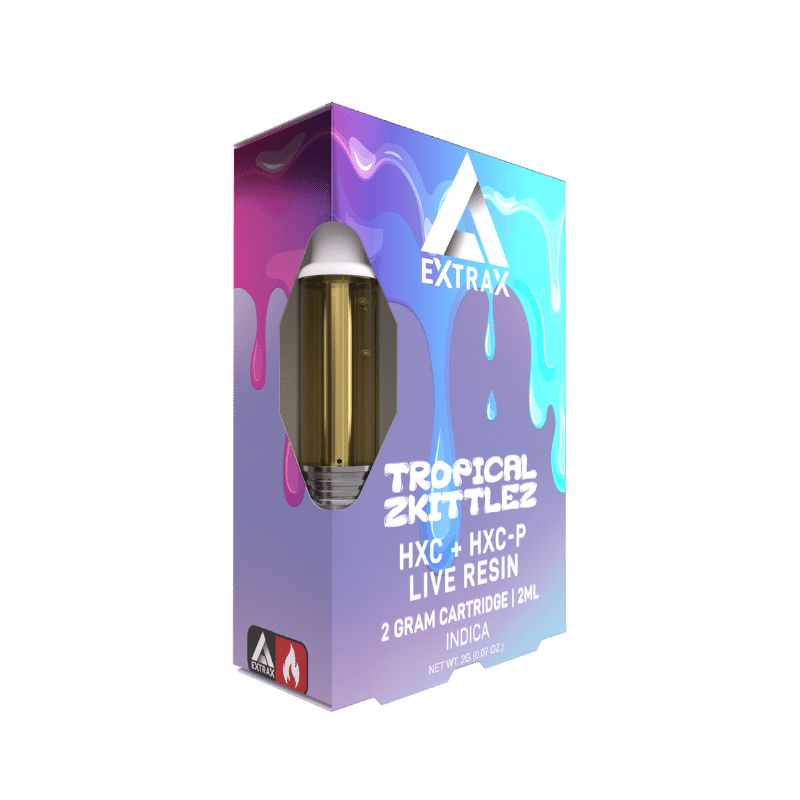 Delta Extrax Tropical Zkittlez HXC + HXC-P Cartridge 2 Grams