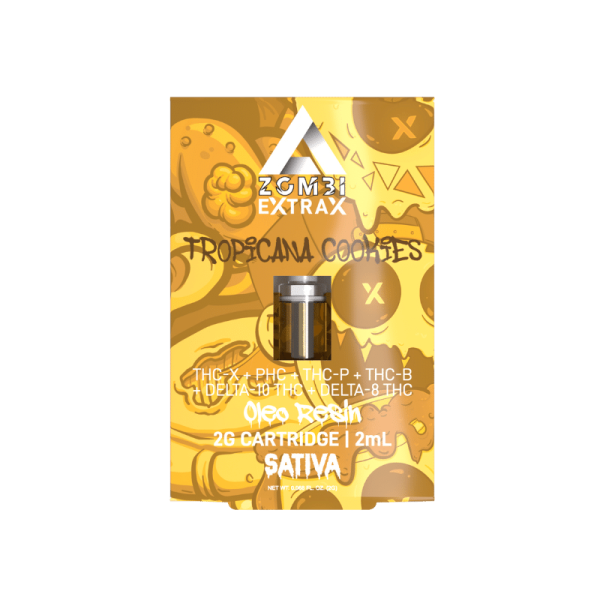 Delta Extrax Tropicana Cookies Zombi Extrax Oleo Resin Cartridge 2G