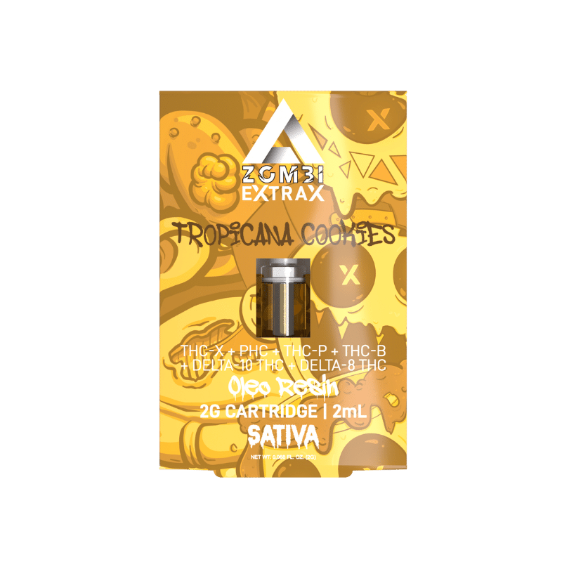 Delta Extrax Tropicana Cookies Zombi Extrax Oleo Resin Cartridge 2G