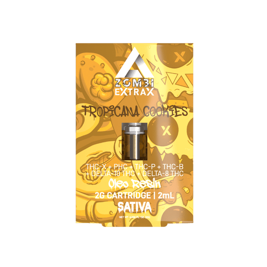 Delta Extrax Tropicana Cookies Zombi Extrax Oleo Resin Cartridge 2G