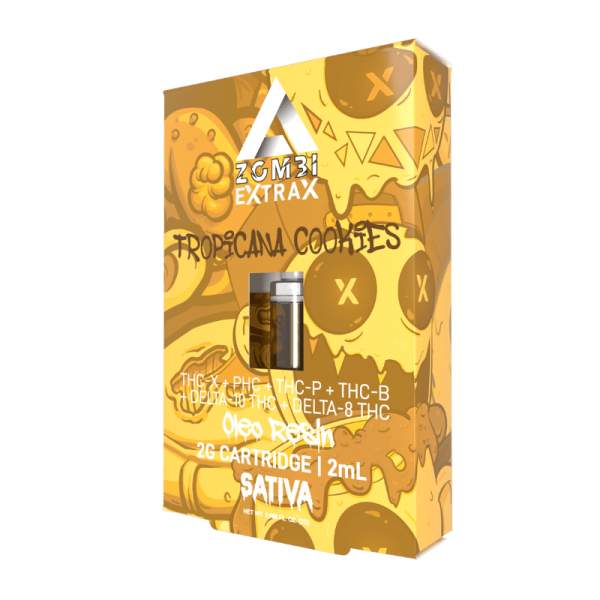 Delta Extrax Tropicana Cookies Zombi Extrax Oleo Resin Cartridge 2G