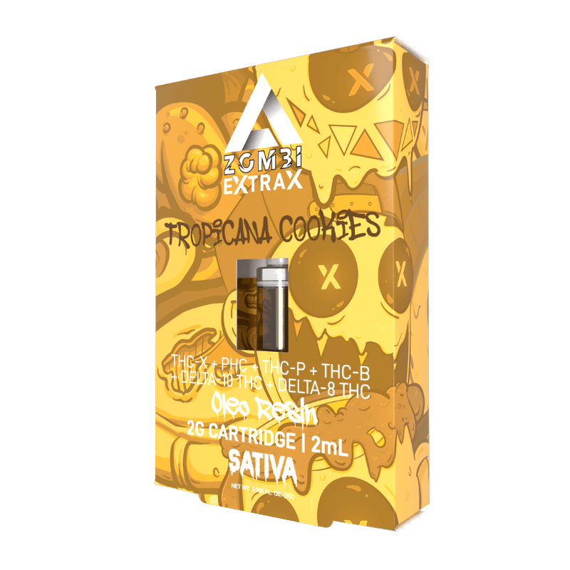 Delta Extrax Tropicana Cookies Zombi Extrax Oleo Resin Cartridge 2G