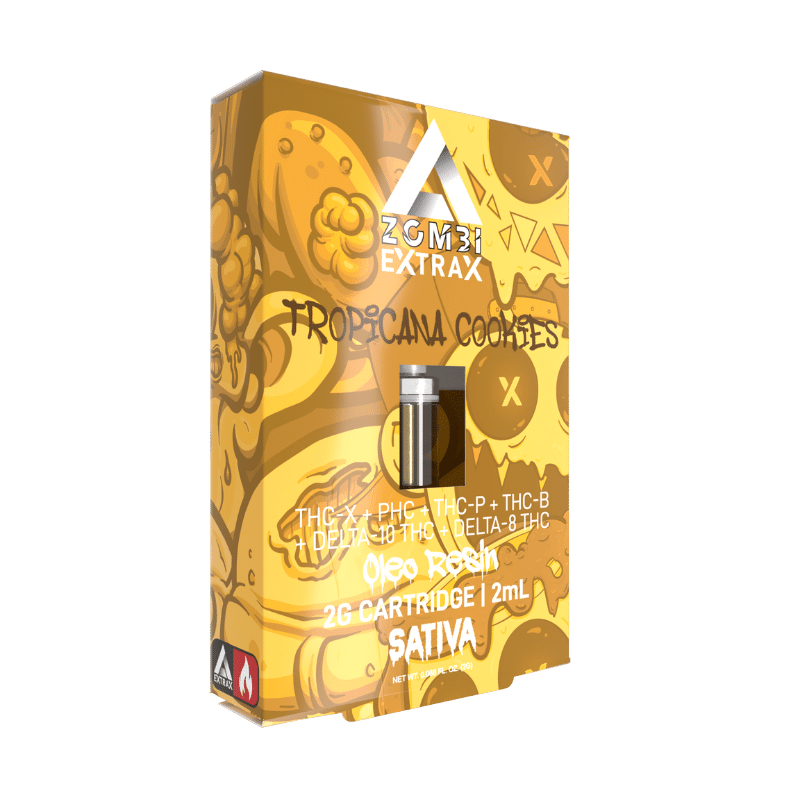 Delta Extrax Tropicana Cookies Zombi Extrax Oleo Resin Cartridge 2G