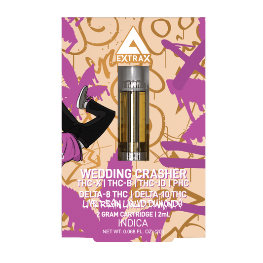 Delta Extrax Wedding Crasher THC-X THC-B PHC Cartridges 2G