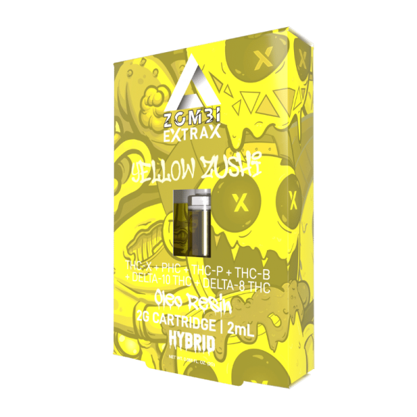 Delta Extrax Yellow Zushi Zombi Extrax Oleo Resin Cartridge 2G