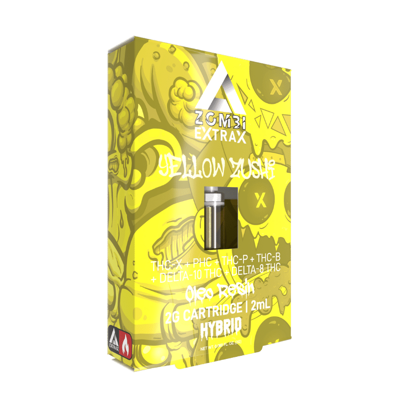 Delta Extrax Yellow Zushi Zombi Extrax Oleo Resin Cartridge 2G