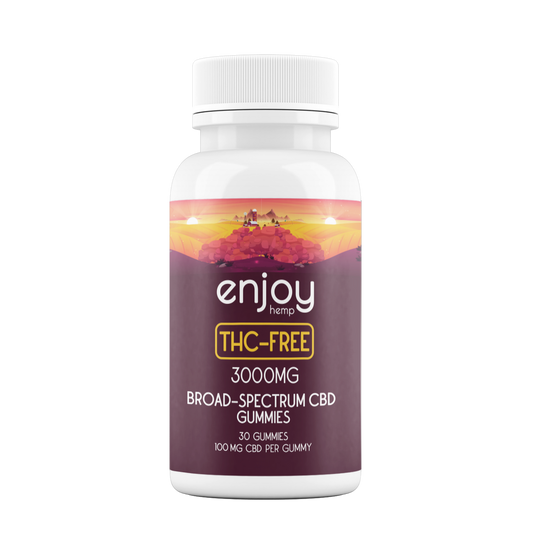 Enjoy Hemp THC-Free CBD Gummies - Broad-Spectrum CBD